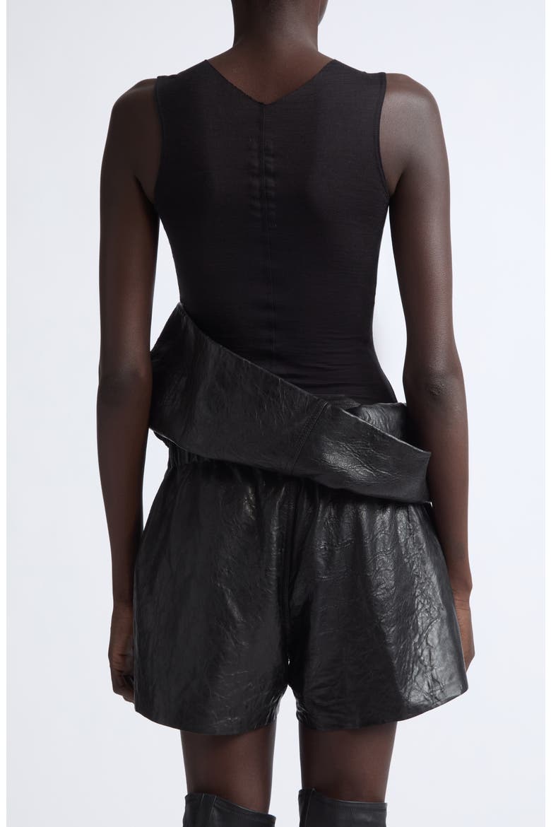 Temple Wool & Silk Tank, Alternate, color, BLACK
