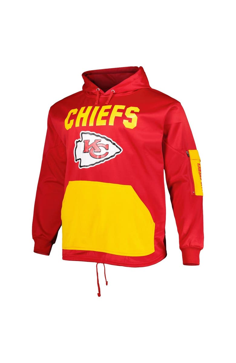 FANATICS Men's Fanatics Branded Red Kansas City Chiefs Big & Tall Pullover Hoodie, Alternate, color,
