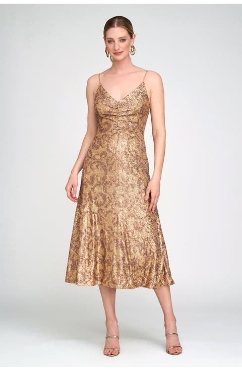 Essence Dress in Leo Sequin