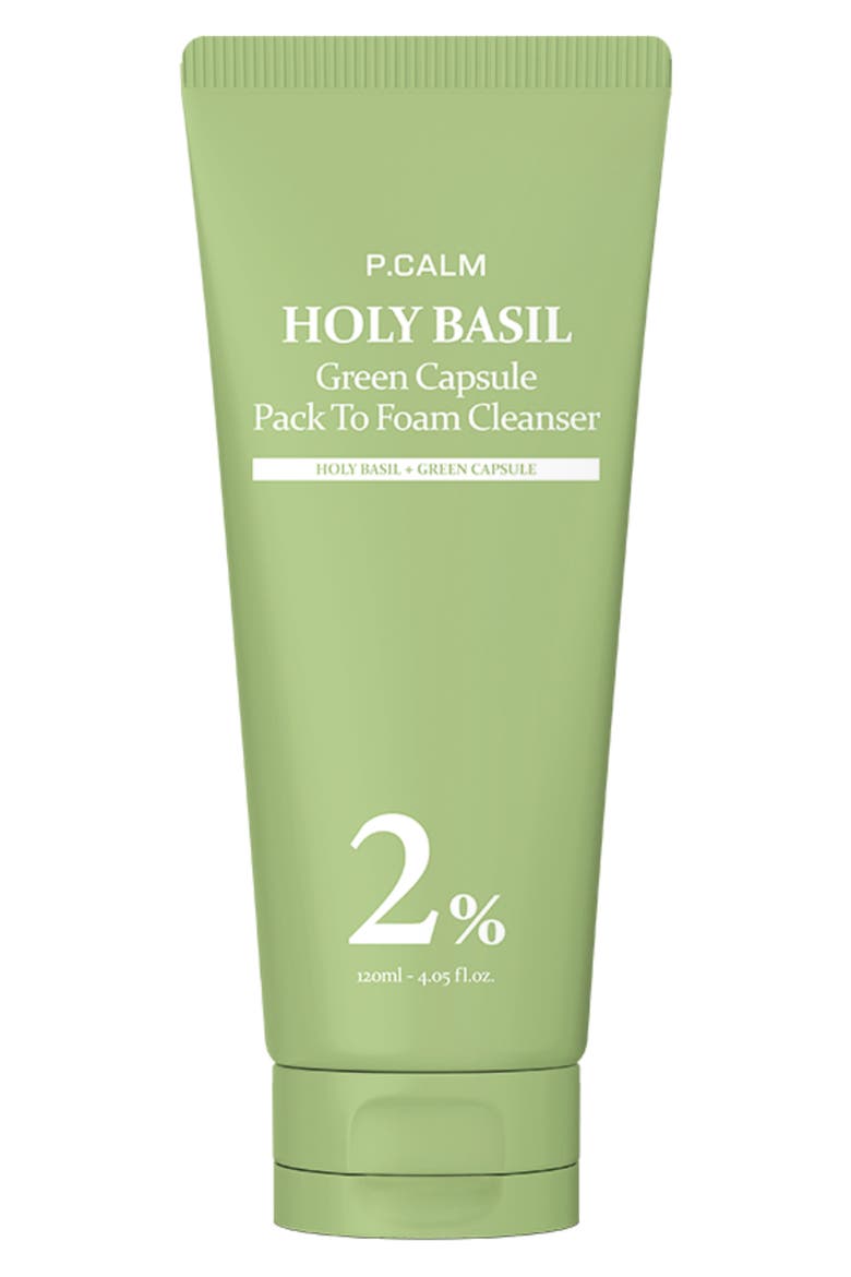 Holy Basil Green Capsule Pack To Foam Cleanser, Main, color, NO COLOR