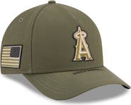 New Era Youth New Era Olive Los Angeles Angels 2026 Armed Forces Day 9FORTY M-Crown Adjustable Hat