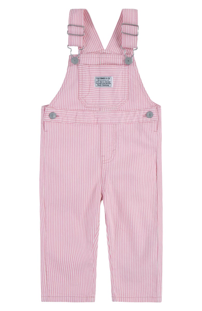 Levi's Railroad Stripe Overalls, Main, color, 
