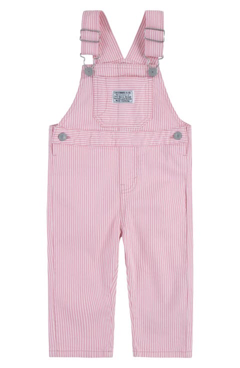 Railroad Stripe Overalls (Baby)