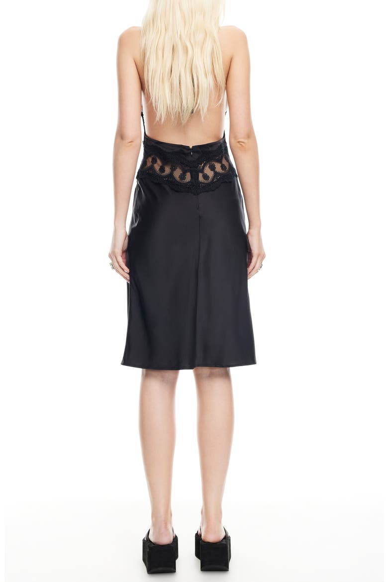 lioness black lace dress Lioness Midnight Mini Dress in Black
