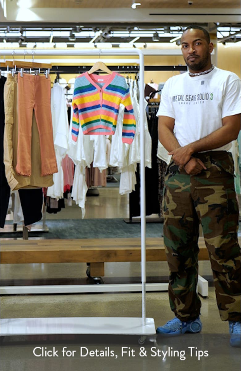 Kids' Stripe Cardigan, sales video thumbnail