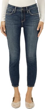 Silver Jeans Co. Elyse Crop Skinny Jeans