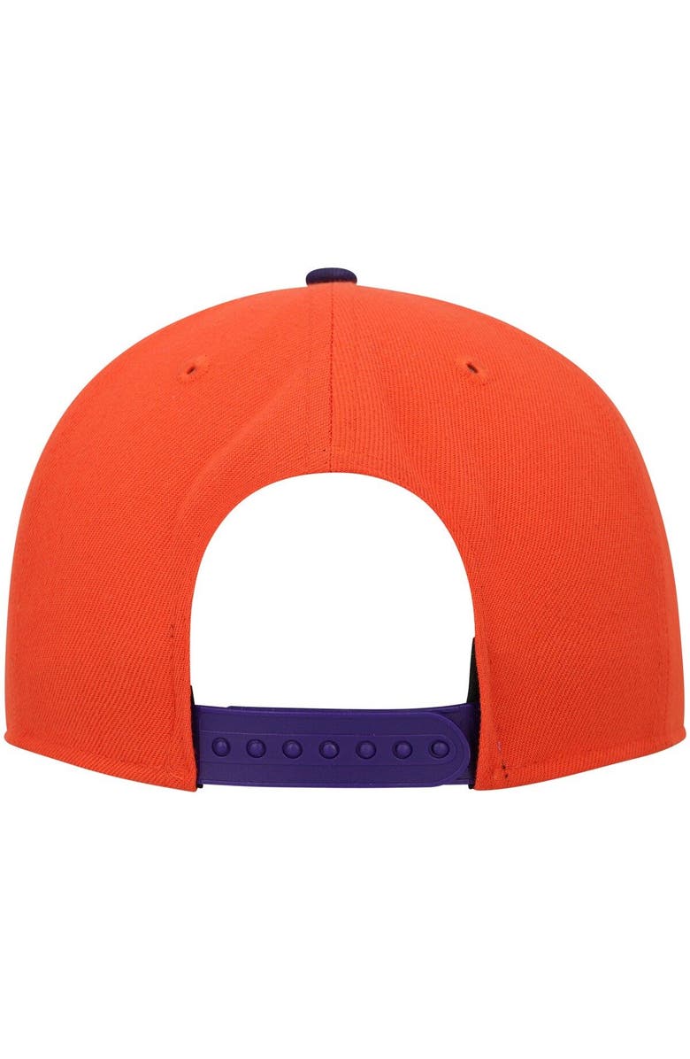 New Era Men's New Era Orange Clemson Tigers Two-Tone Vintage Wave 9FIFTY Snapback Hat, Alternate, color,