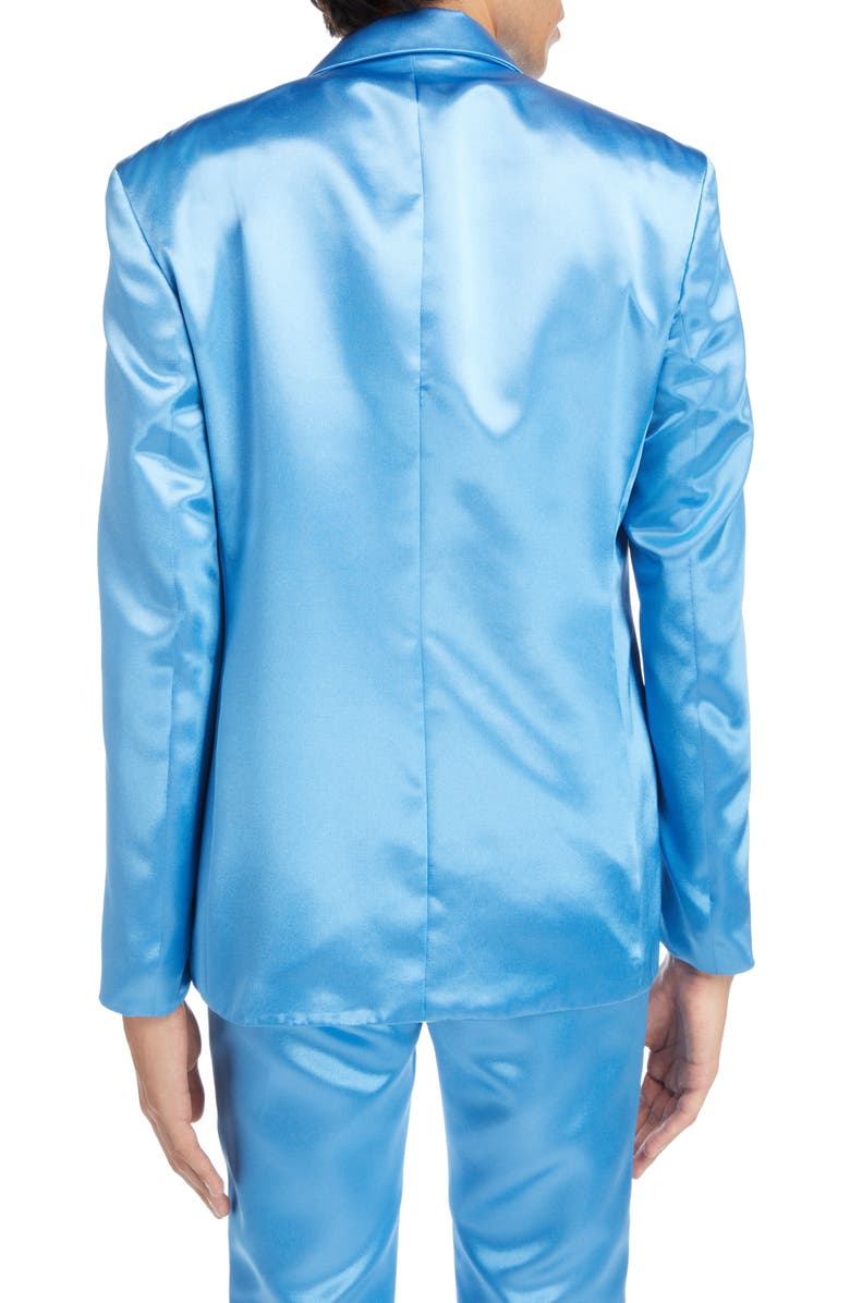 Acne Studios Satin Suit Jacket, Alternate, color, 