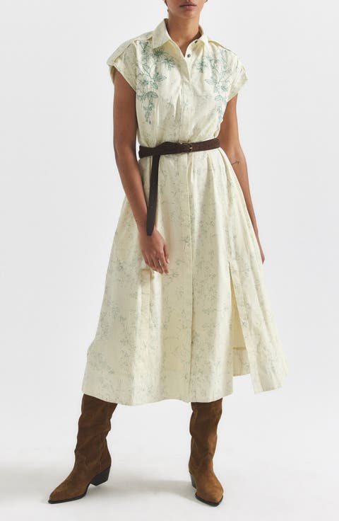 Haley Floral Shirtdress