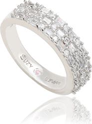 SUZY LEVIAN Sterling Silver Cubic Zirconia Ring