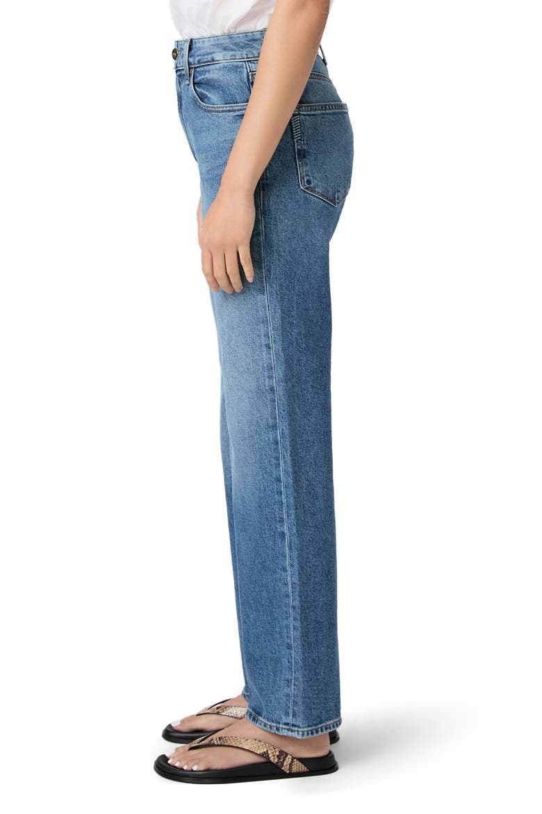 Stevie High Waist Straight Leg Jeans, Alternate, color, KEYSTONE