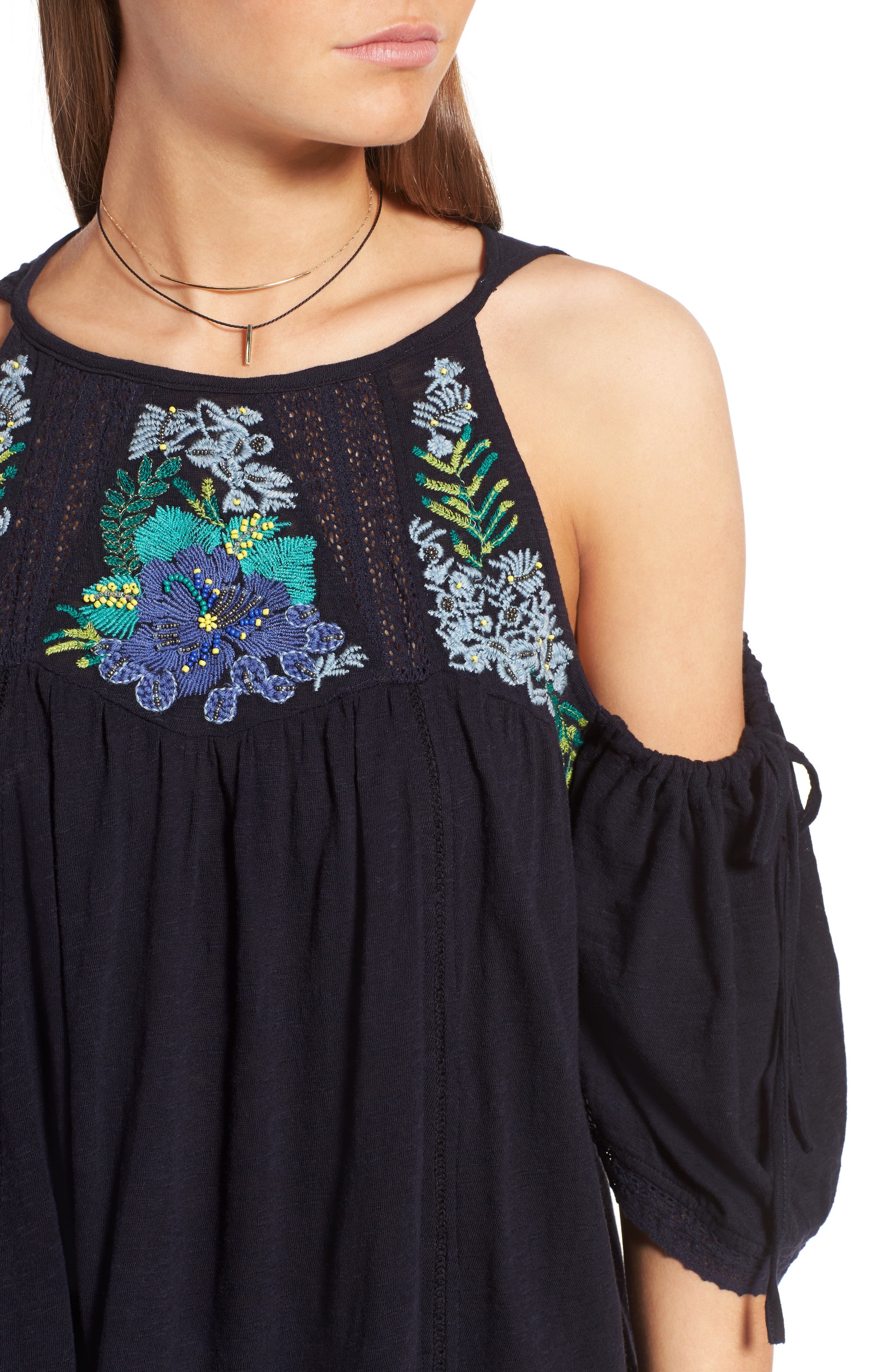Free People Fast Times Cold Shoulder Top (Women) | Nordstrom