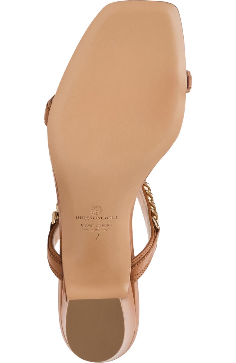 Bruno Magli Elisa Slide Sandal, Alternate, color, Brown Nappa