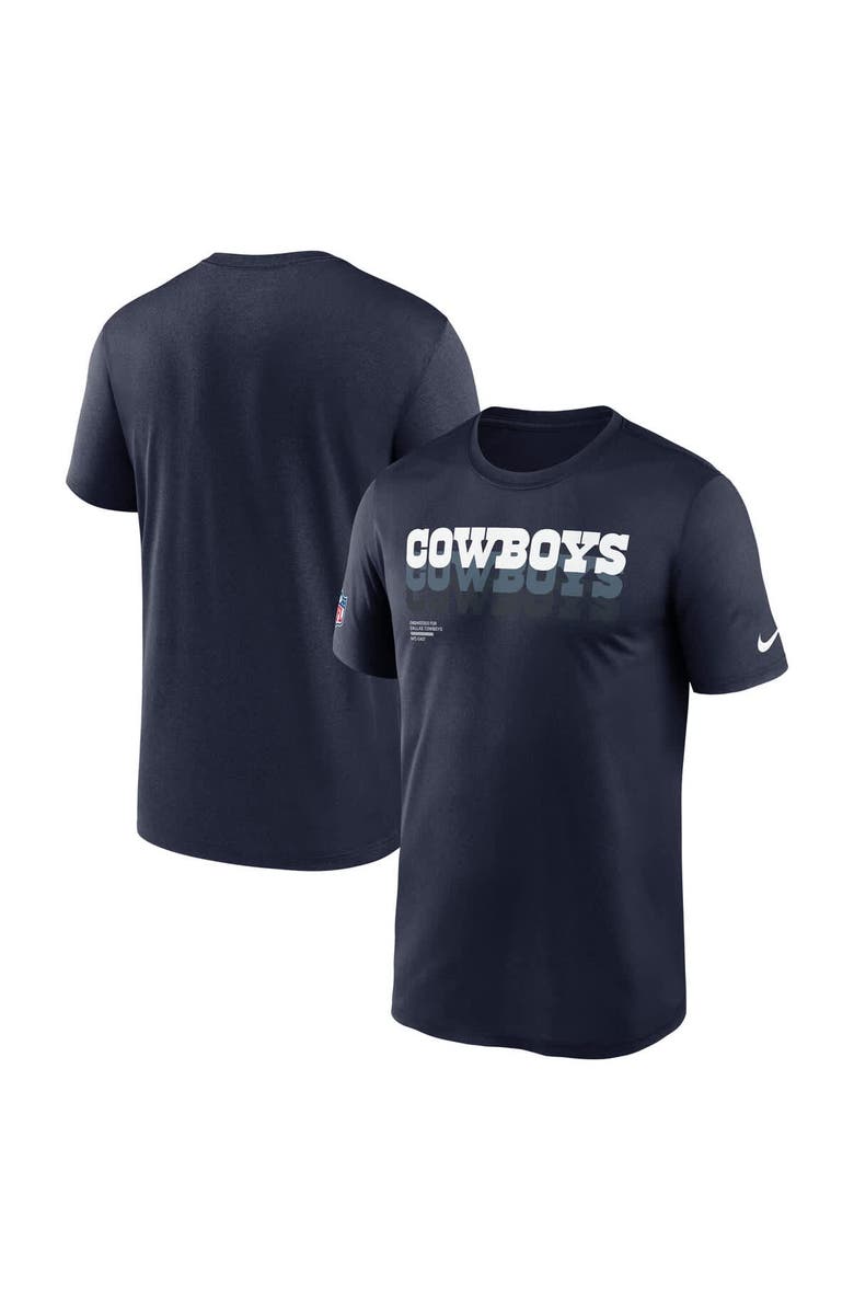 Nike Men's Nike Navy Dallas Cowboys Sideline Legend Performance T-Shirt, Main, color, Navy