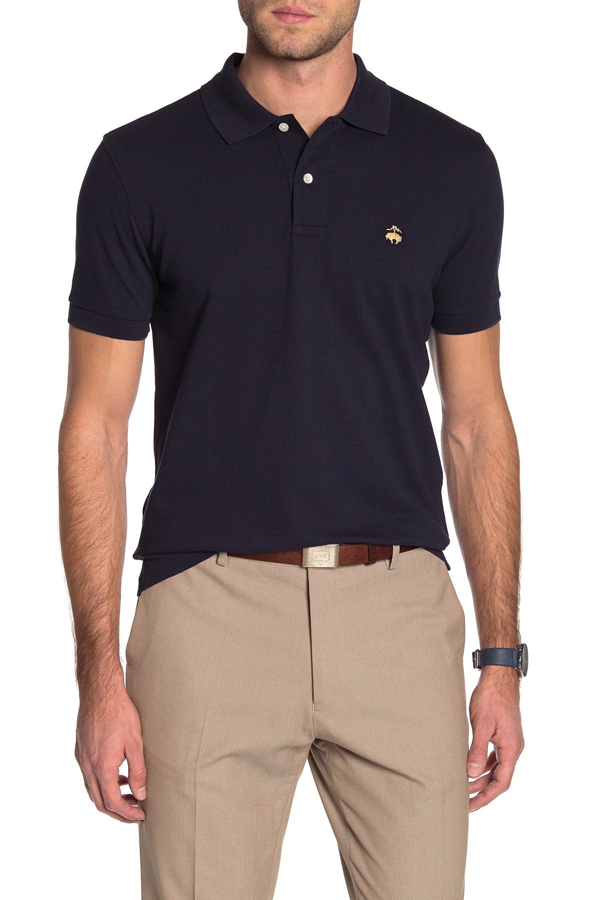Brooks Brothers Solid Piquè Slim Fit Polo