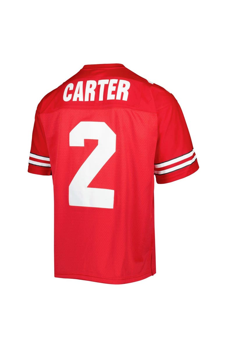 Mitchell & Ness Men's Mitchell & Ness Cris Carter Scarlet Ohio State Buckeyes Authentic Jersey, Alternate, color, Scarlet