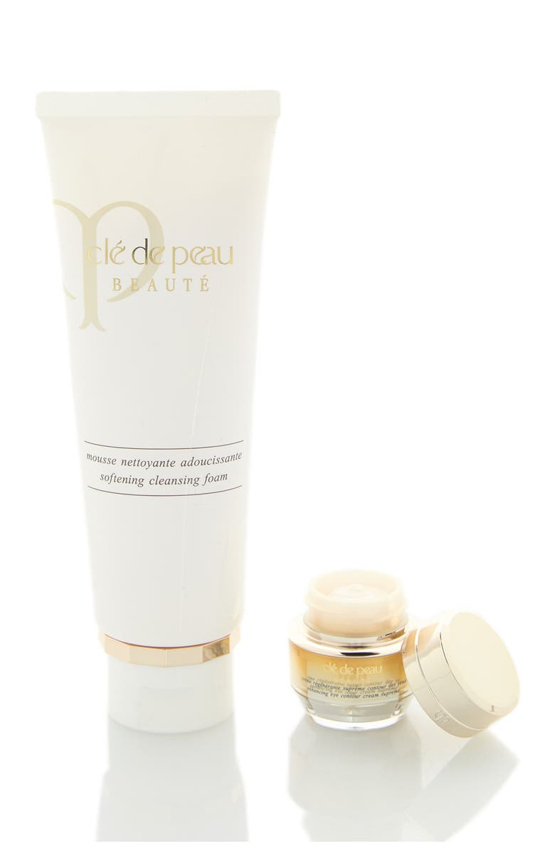 Clé de Peau Beauté Softening Cleansing Foam 2-Piece Set, Main, color,