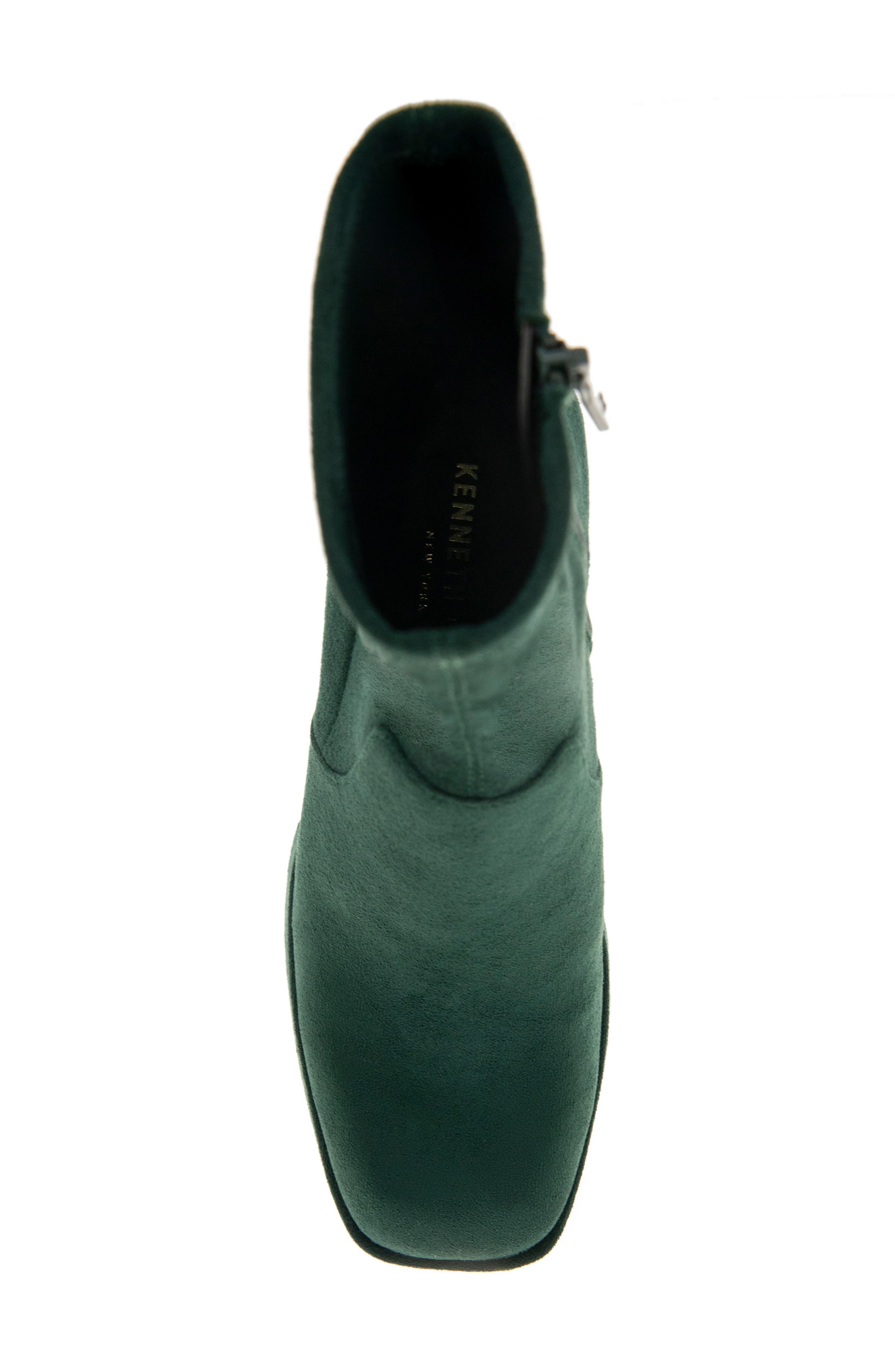 Block Heel Stretch Bootie, Alternate, color, HUNTER GREEN