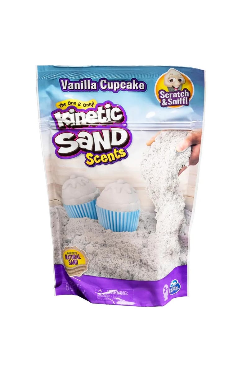 Kinetic Sand Vanilla Cupcake White Scented Sand, Main, color, White