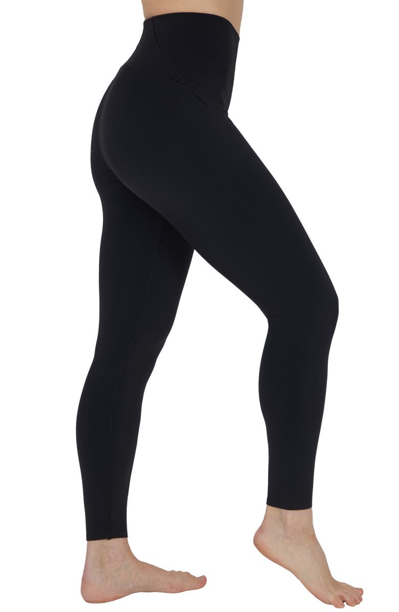 YOGALICIOUS Morph Tech Surge Performance Leggings, Alternate, color, Black