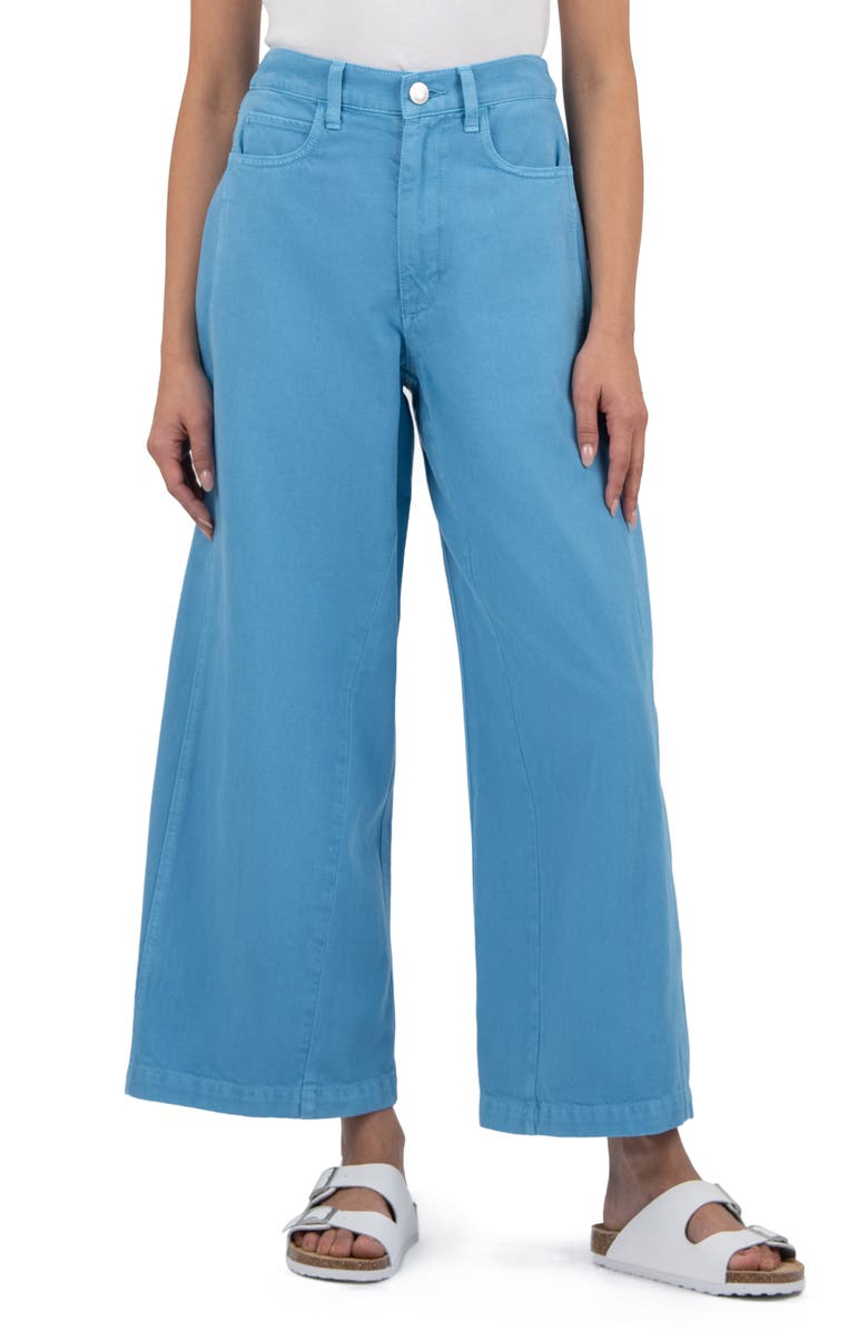 KUT from the Kloth Ash Super High Waist Wide Leg Pants, Main, color, 