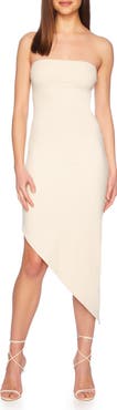 Susana Monaco Asymmetric Strapless Dress