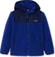 Lands' End Kids High Pile Fleece Hooded Jacket
