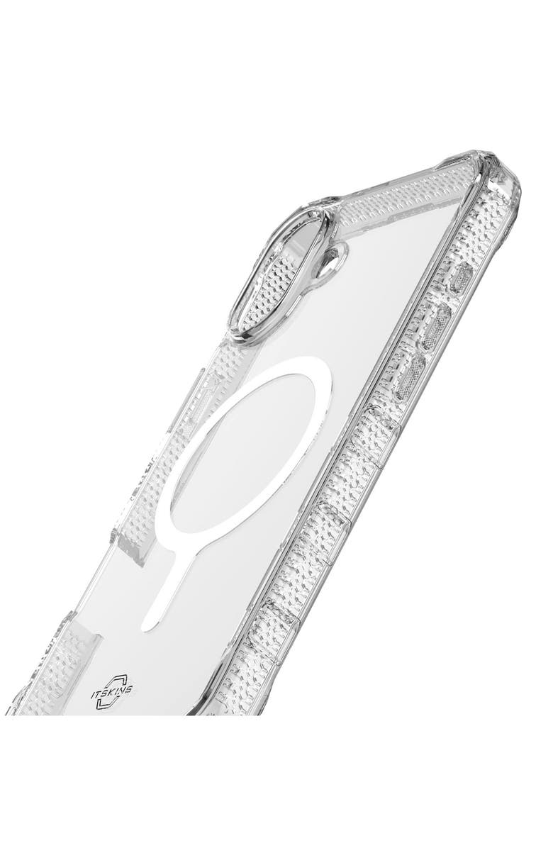 ITSkins Supreme_R Clear MagSafe Case for Apple iPhone 16, Alternate, color, Clear