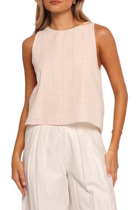 Selva Bow Back Sleeveless Top