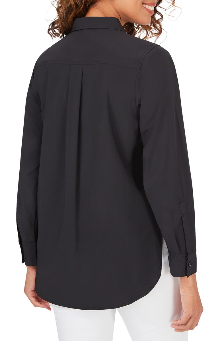 Foxcroft Manhattan Stretch Button-Up Shirt, Alternate, color,