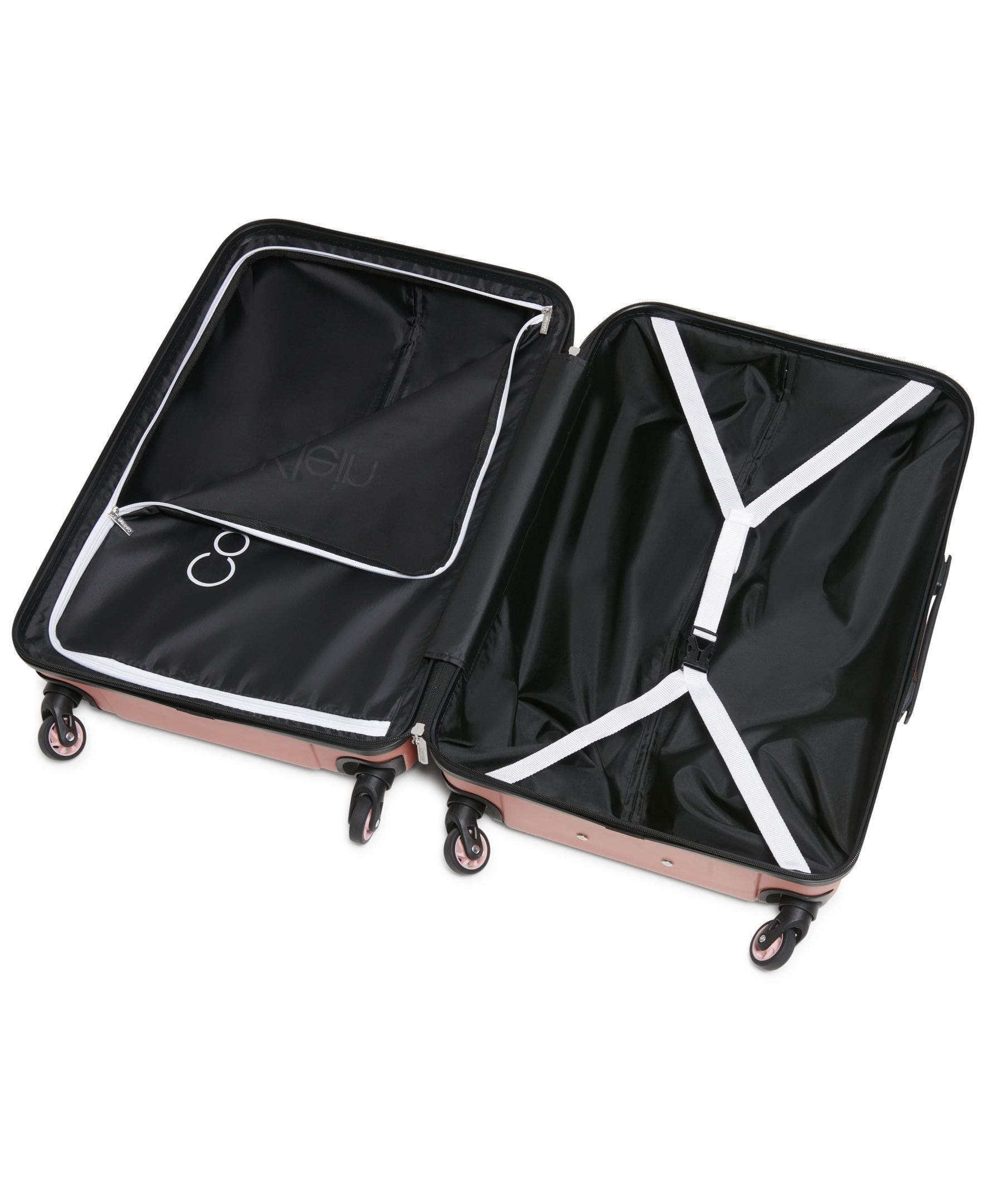 Calvin Klein Bowery 3 Piece Luggage Set, Alternate, color, Rose Gold