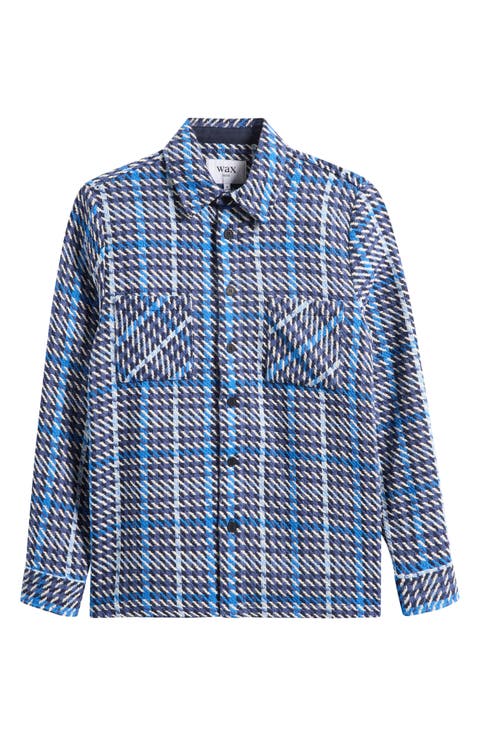 Whiting Houndstooth Check Overshirt