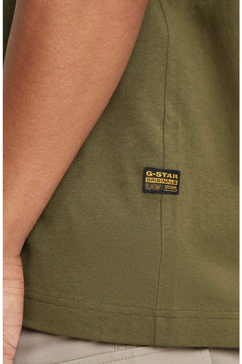 Archive Boxy Organic Cotton Graphic T-Shirt, Alternate, color, SHADOW OLIVE