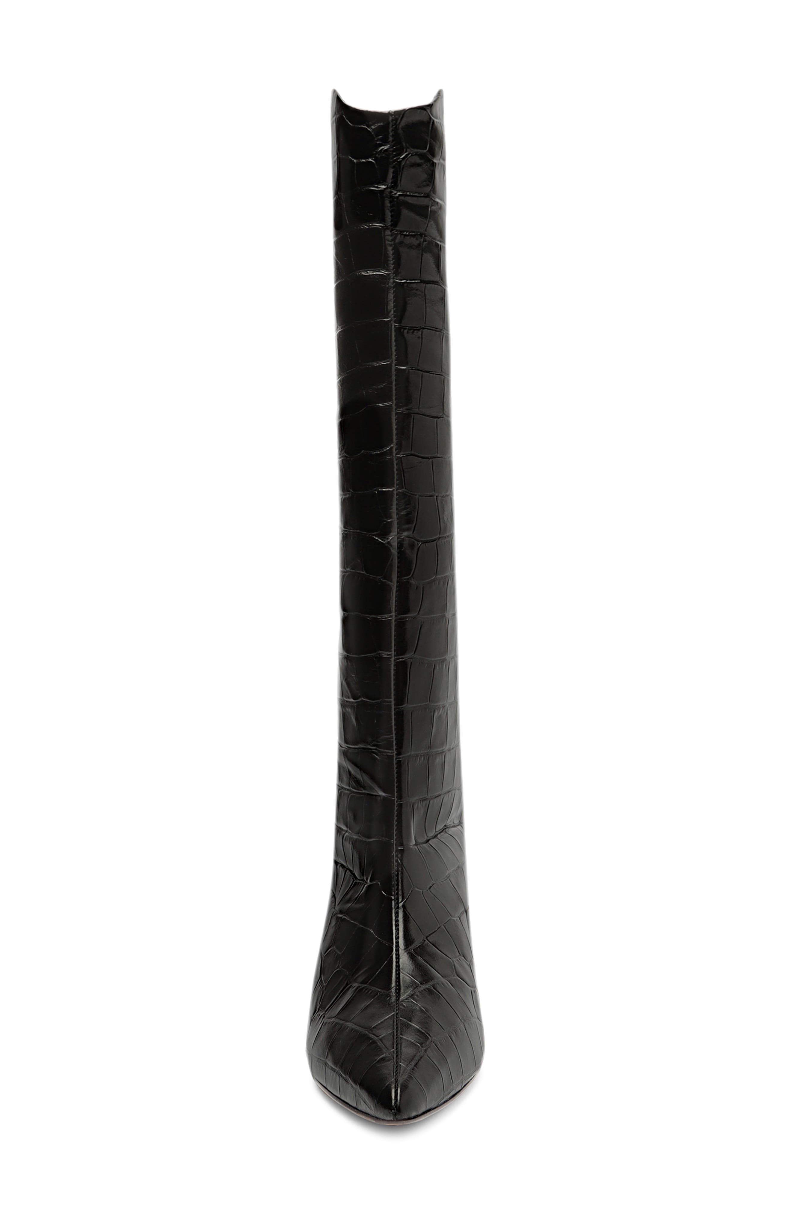 Schutz Abbey Knee High Boot, Alternate, color, Black