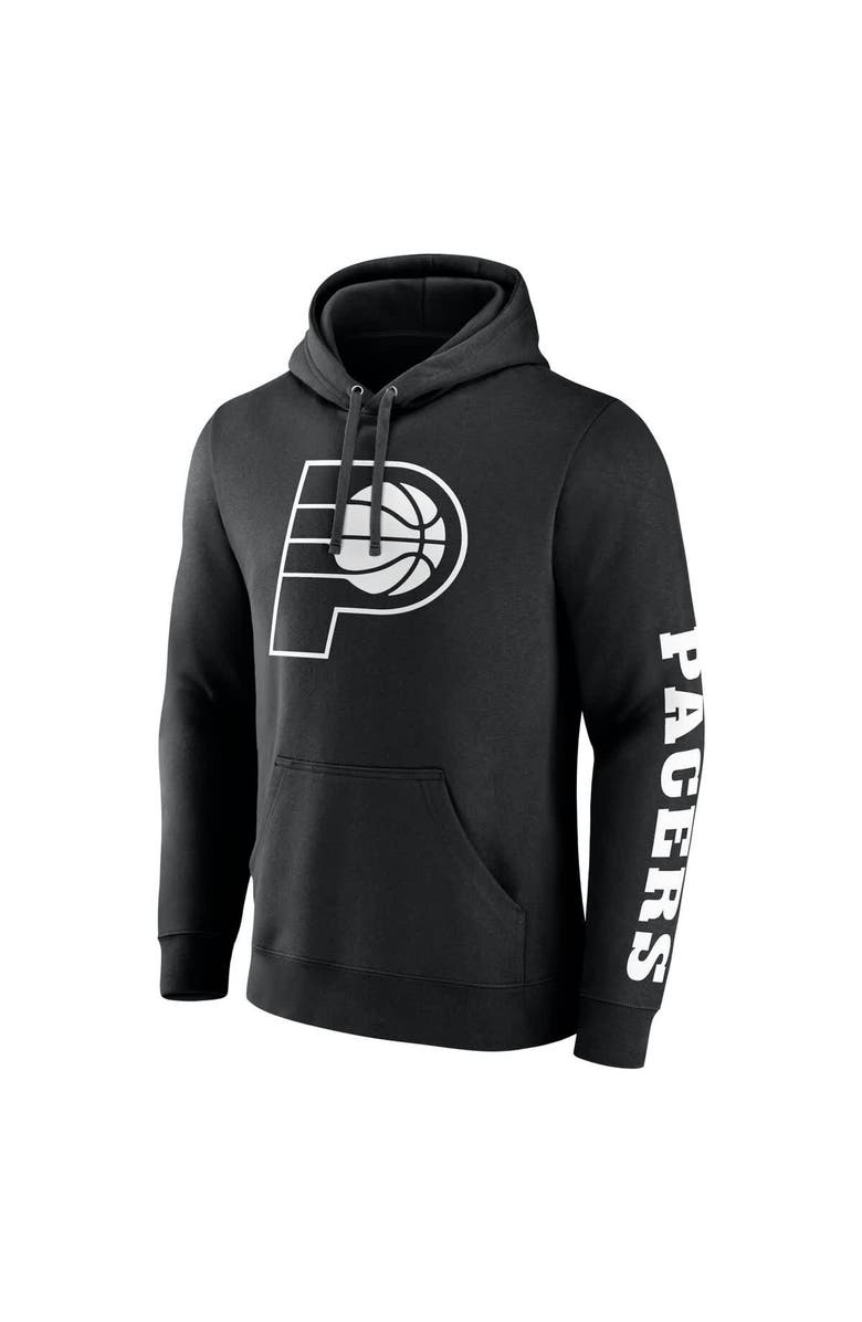 FANATICS Men's Fanatics Black Indiana Pacers Put Me In Coach Fleece Pullover Hoodie, Alternate, color,
