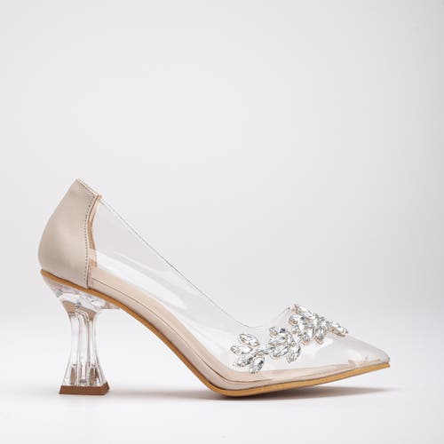 Forever & Always Shoes Cinderella Transparent High Heels In Transparent