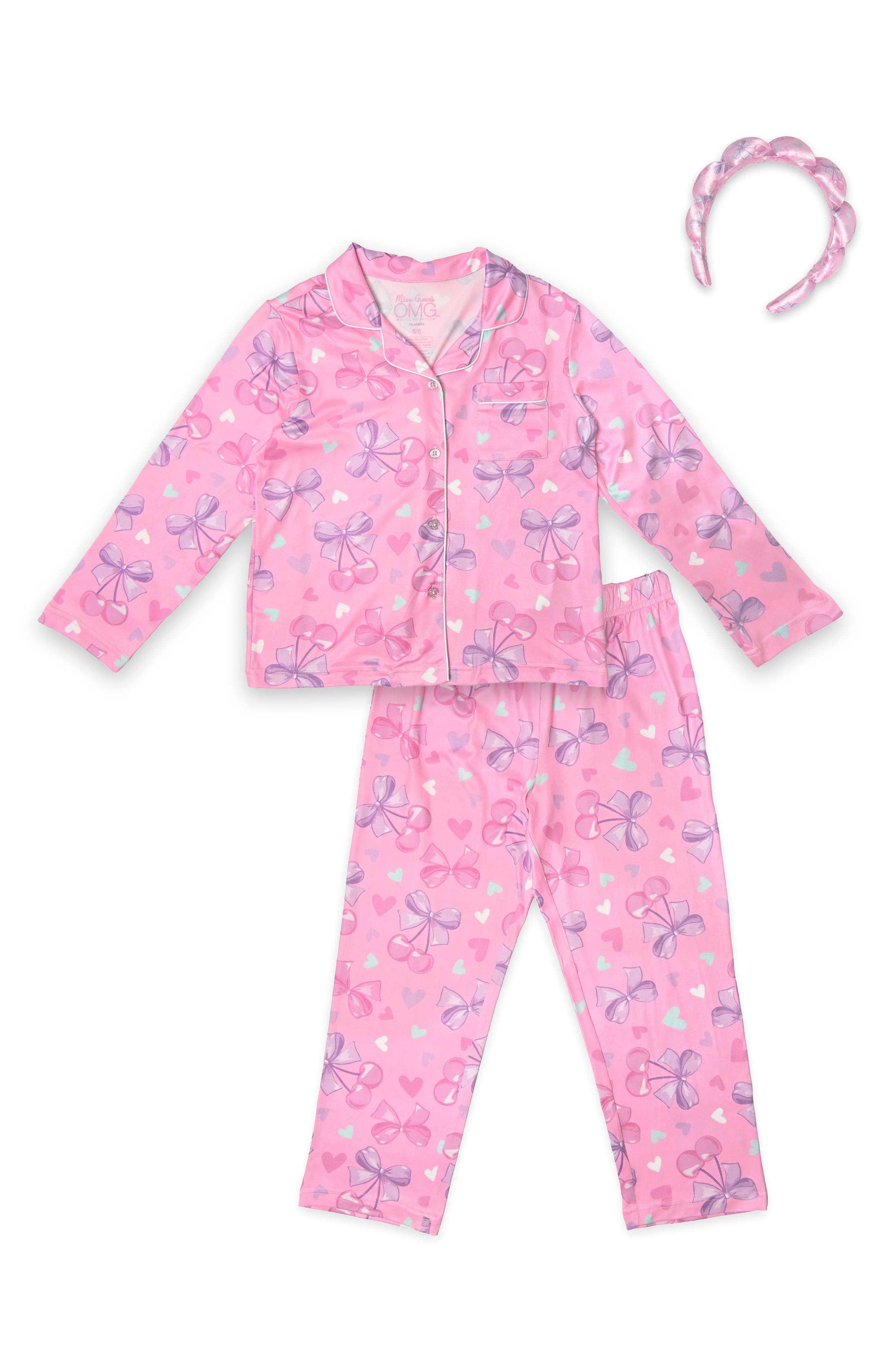 Kids' Cherry Yummy 3-Piece Pajama Set