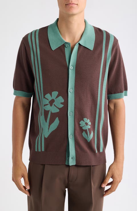 Tellaro Intarsia Cotton Shirt