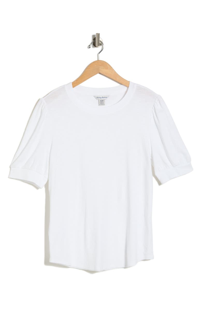 Tommy Bahama Ashby Isles Puff Sleeve Cotton Top, Main, color,