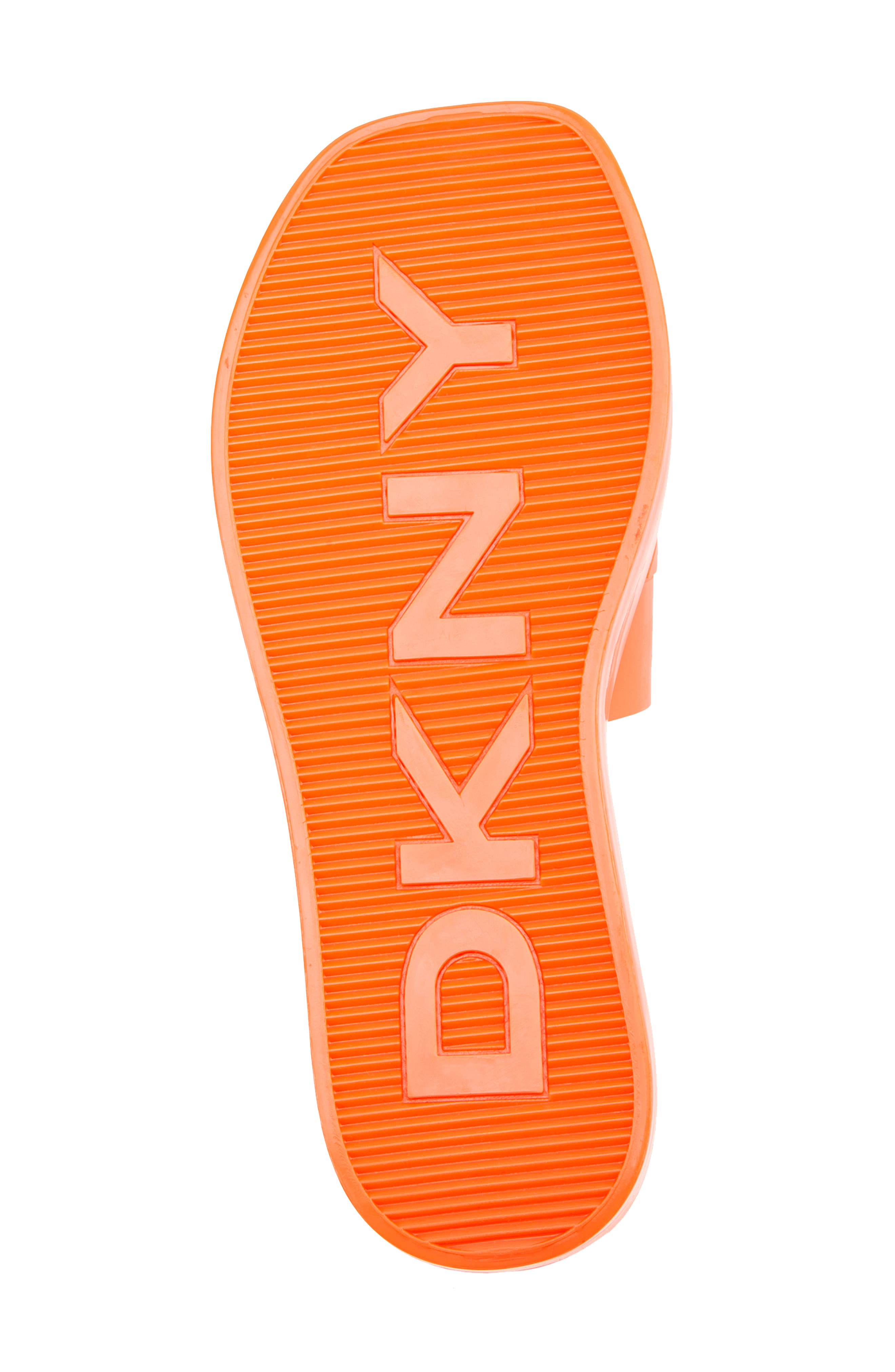 DKNY Laren Platform Slide Sandal, Alternate, color, Orange