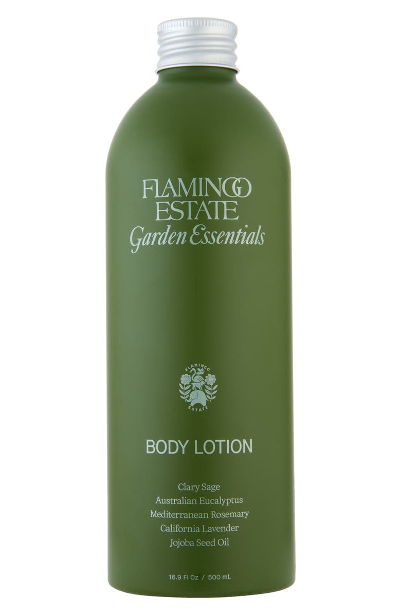 FLAMINGO ESTATE Garden Essentials: Clary Sage & Ionian Bergamot Body Lotion Refill, Main, color, Green