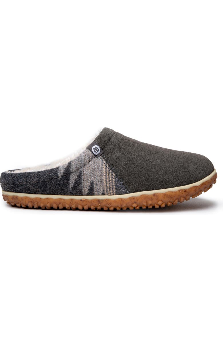 Minnetonka Tahoe Faux Fur Lined Slipper, Alternate, color, Grey Multi