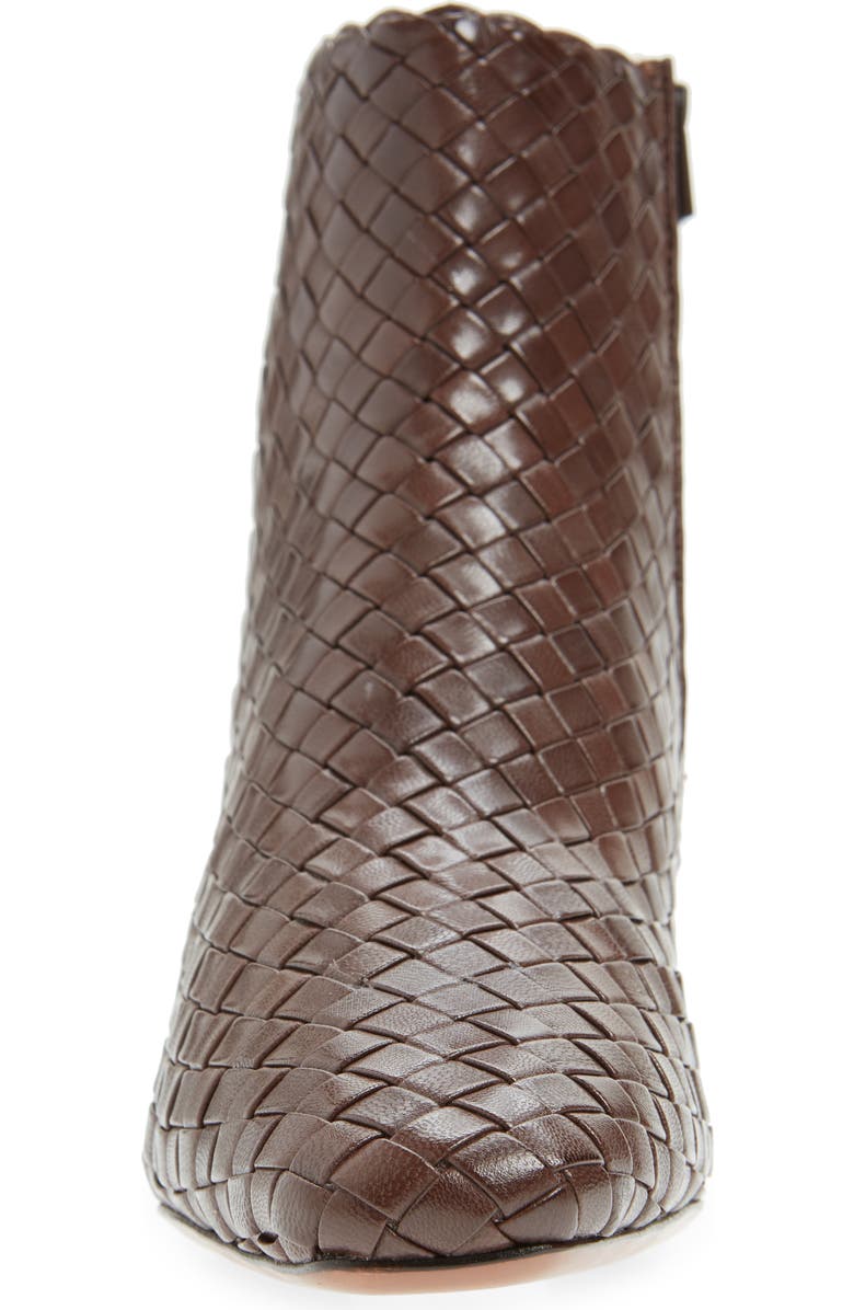 Loeffler Randall Marcella Woven Bootie, Alternate, color, Espresso