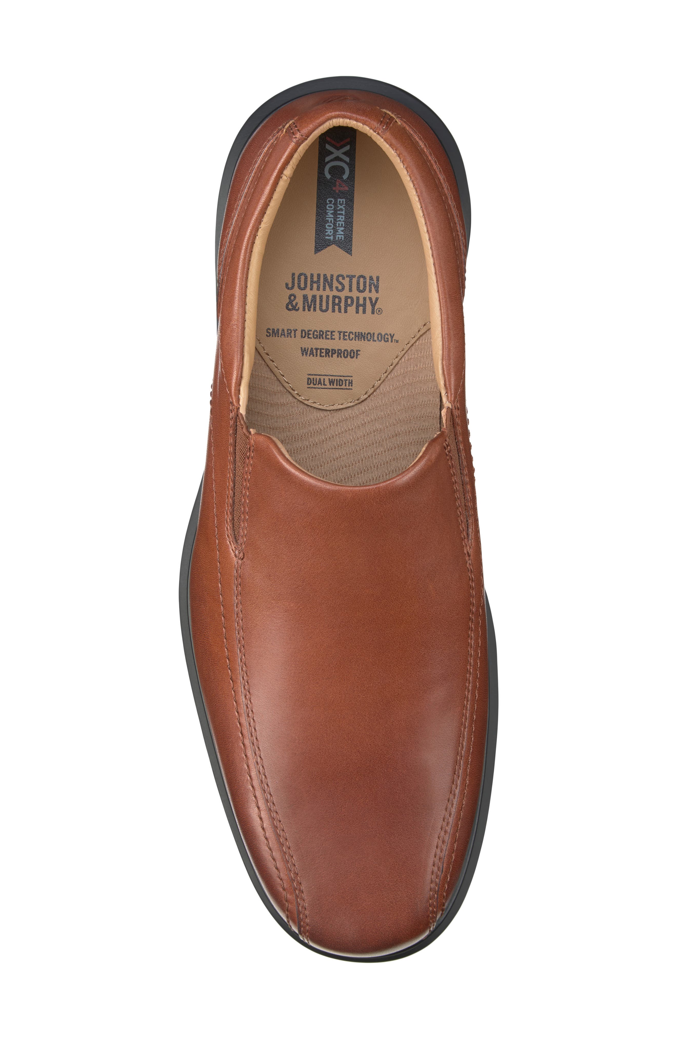 XC4® Stanton 2.0 Runoff Venetian Loafer, Alternate, color, TAN WATERPROOF FULL GRAIN