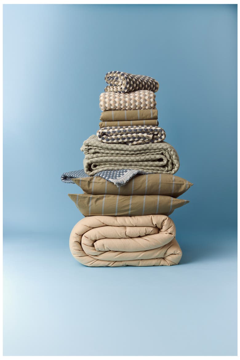 Brushed Cotton Sheet Set (Nordstrom Exclusive), Alternate, color, WAVE