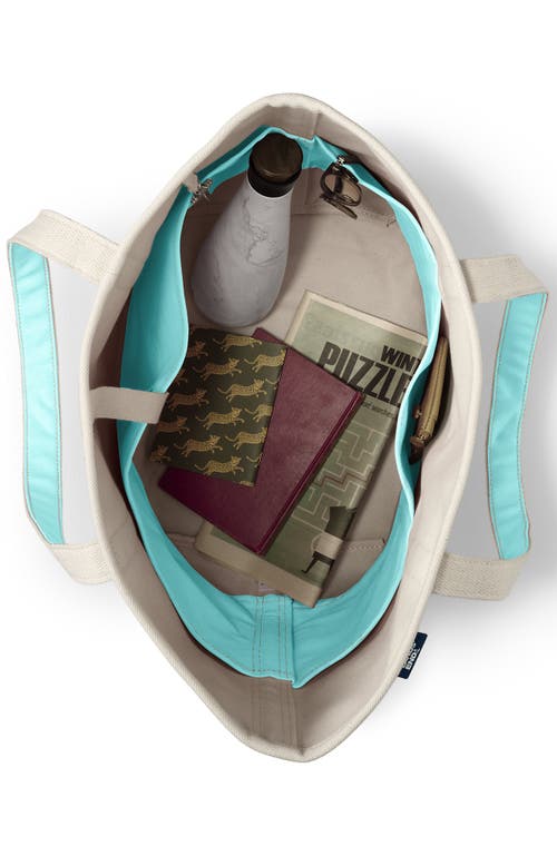 LANDS' END LANDS' END OPEN TOP CANVAS TOTE BAG 