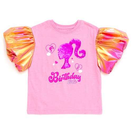 Barbie Birthday T-shirt In Pink