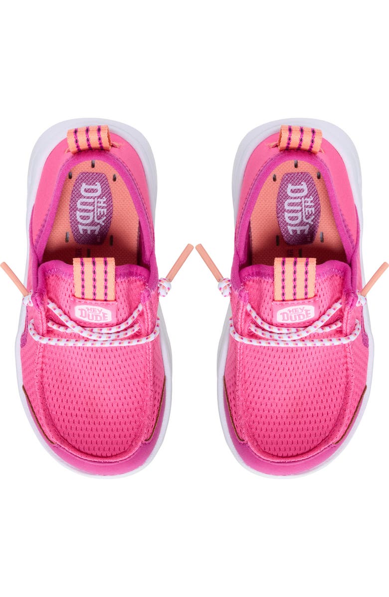 Hey Dude Kids' Wally Hey2O Wander Mesh Slip-On, Alternate, color, Fandango Pink