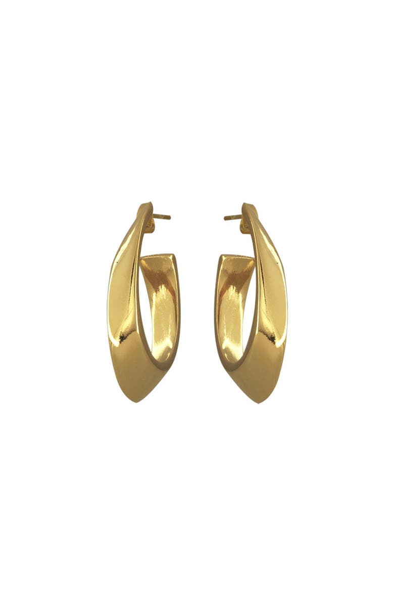 CXC Aroma Hoop Earrings, Main, color, Gold