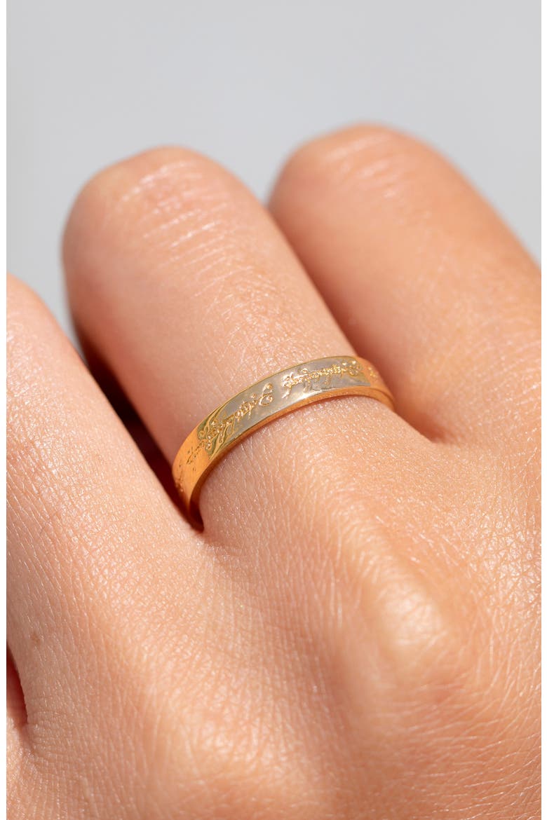 The Lord of the Rings The One Band Ring, Alternate, color, GOLD
